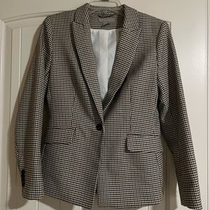 Womens H&M Houndstooth Blazer